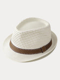 Unisex Summer Straw Panama Hat