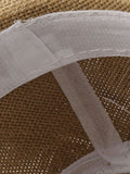 Unisex Structured Panama Straw Hat