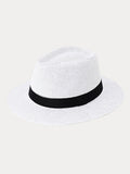 Unisex Structured Panama Straw Hat