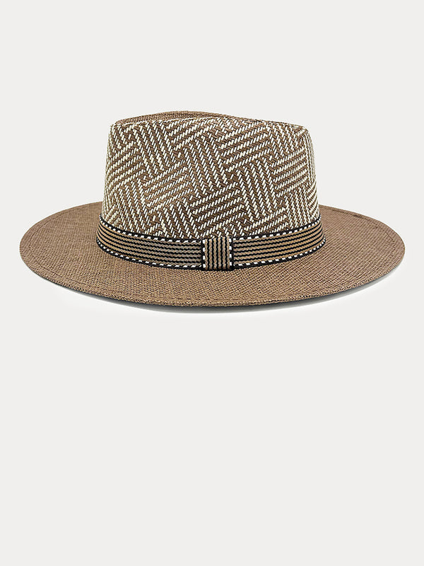 Airy Mesh Perforated Panama Fedora