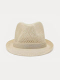 Vintage Upturned Brim Summer Trilby