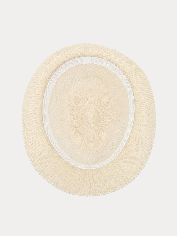 Vintage Upturned Brim Summer Trilby