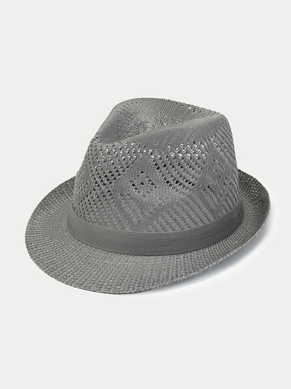 Vintage Upturned Brim Summer Trilby