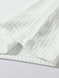 Casual Sporty Vertical Ribbed Henley Tank Top