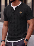 Solides Slim Fit Gym Strick-Tanktop