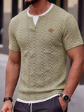 Solides Slim Fit Gym Strick-Tanktop