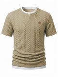 Solides Slim Fit Gym Strick-Tanktop