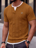 Solides Slim Fit Gym Strick-Tanktop