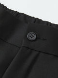 High Waist Loose Casual Suit Pleated Wide Leg Dress Pants