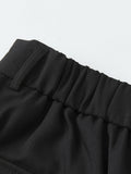 High Waist Loose Casual Suit Pleated Wide Leg Dress Pants