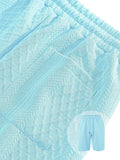 Textured Jacquard Polo Shirt and Shorts 2 Piece Set