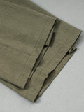 Pleated Wide Leg Washed Linen Pants
