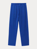 Retro Side Snap Button Wide Leg Track Pants
