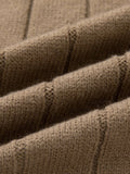Cable Knit Shawl Collar Button-Up Cardigan
