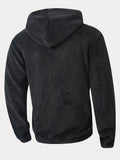 Coral Fleece Hooded 2-Piece Lounge Set