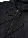 Coral Fleece Hooded 2-Piece Lounge Set