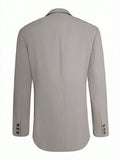 Textured Jacquard Relaxed Fit Blazer