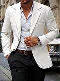 Textured Jacquard Relaxed Fit Blazer