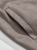 Casual Faux Suede Bomber Jacket