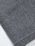 Solides Slim Fit Gym Strick-Tanktop