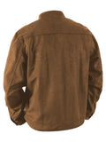 Retro Faux Suede Workwear Jacket