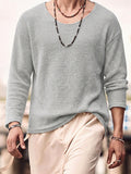 Solides Slim Fit Gym Strick-Tanktop