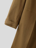 Designer Faux Two-Piece Long Suit Overcoat