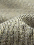 Quarter Zip Mock Neck Raglan Sleeve Knit Sweater