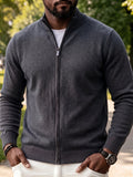 Solides Slim Fit Gym Strick-Tanktop