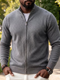Solides Slim Fit Gym Strick-Tanktop