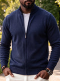 Solides Slim Fit Gym Strick-Tanktop