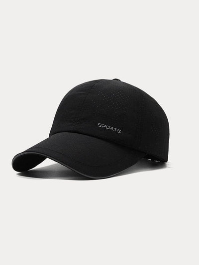 Adjustable Quick Dry Baseball Cap Hat coofandystore Black One Size(56-60) 