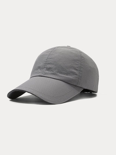 Adjustable Quick Dry Baseball Cap Hat coofandystore Light Grey One Size(56-60) 