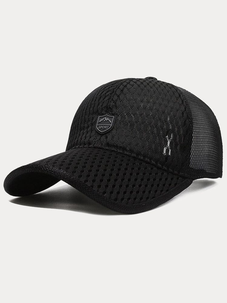 Casual Breathable Baseball Cap Hat coofandystore PAT1-Black One Size(56-60) 