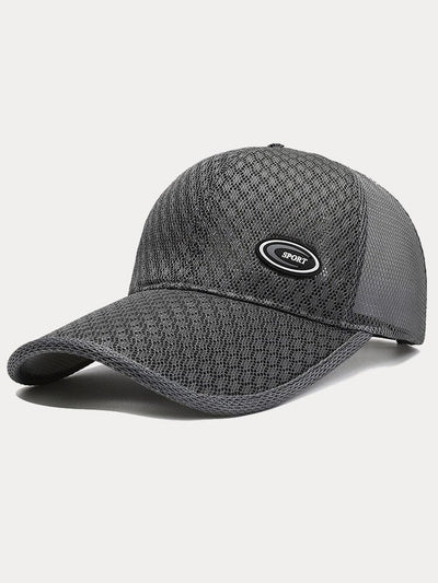 Casual Breathable Baseball Cap Hat coofandystore PAT2-Dark Grey One Size(56-60) 