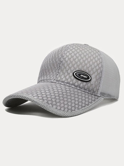 Casual Breathable Baseball Cap Hat coofandystore PAT2-Light Grey One Size(56-60) 