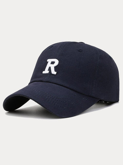 Classic Adjustable Cotton Baseball Cap Hat coofandystore Navy Blue-R F(56-60) 
