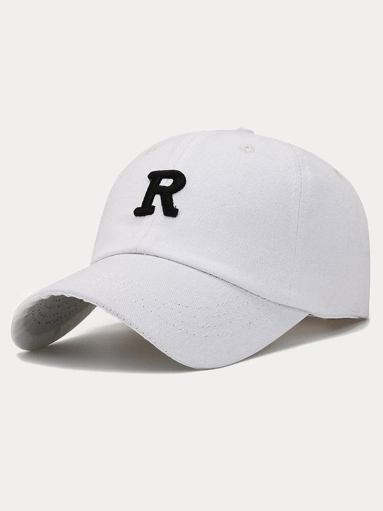 Classic Adjustable Cotton Baseball Cap Hat coofandystore White-R F(56-60) 