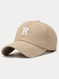 Classic Adjustable Cotton Baseball Cap Hat coofandystore Khaki-R F(56-60) 