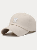 Classic Adjustable Cotton Baseball Cap Hat coofandystore Beige-R F(56-60) 