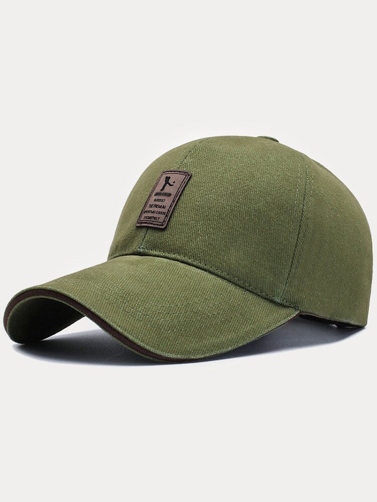 Vintage Adjustable Cotton Baseball Cap Hat coofandystore Army Green F(56-60) 