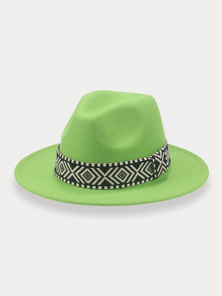 Stylish Fedora Hat with Removable Band - Ideal for Outdoor