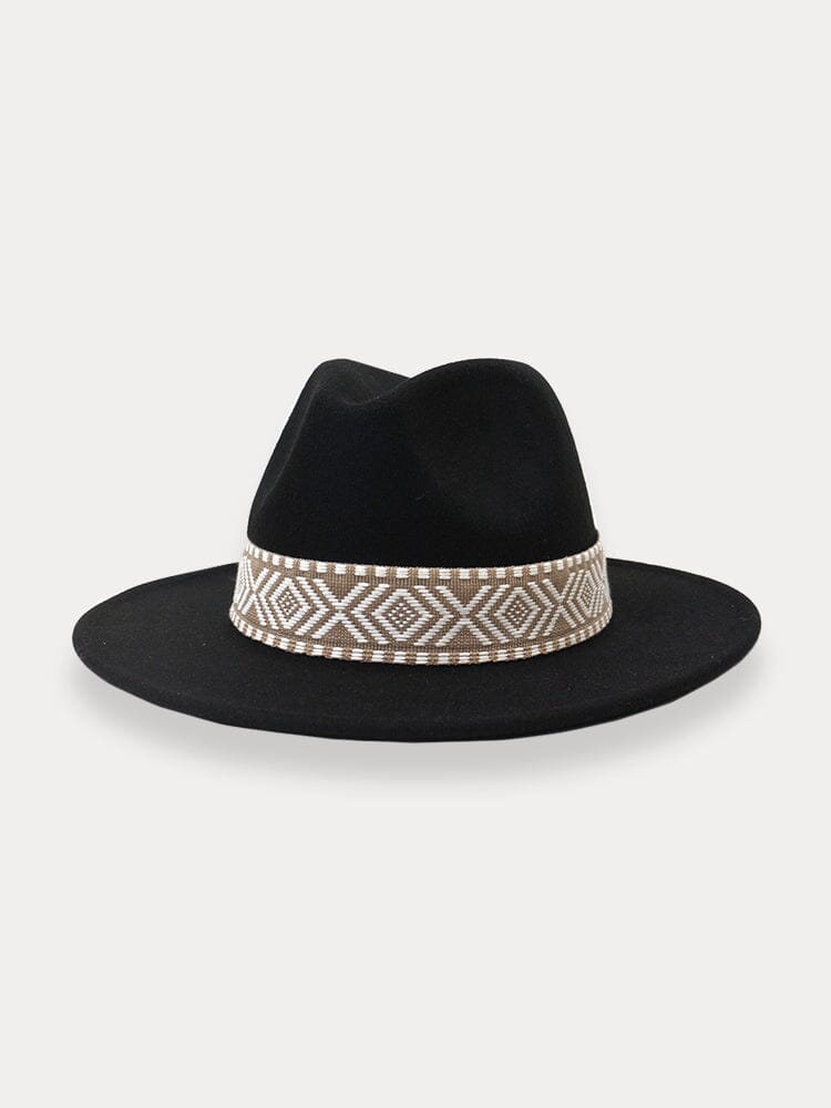 Fedora Hat with Removable Band Hat coofandy Black F(56-58) 