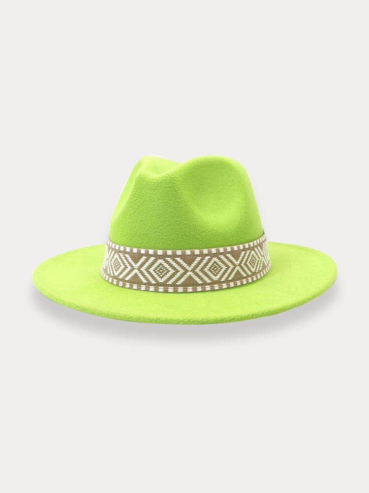 Fedora Hat with Removable Band Hat coofandy Bud Green F(56-58) 