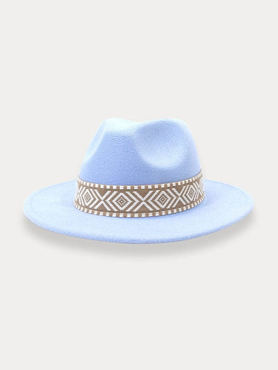 Fedora Hat with Removable Band Hat coofandy Light Blue F(56-58) 