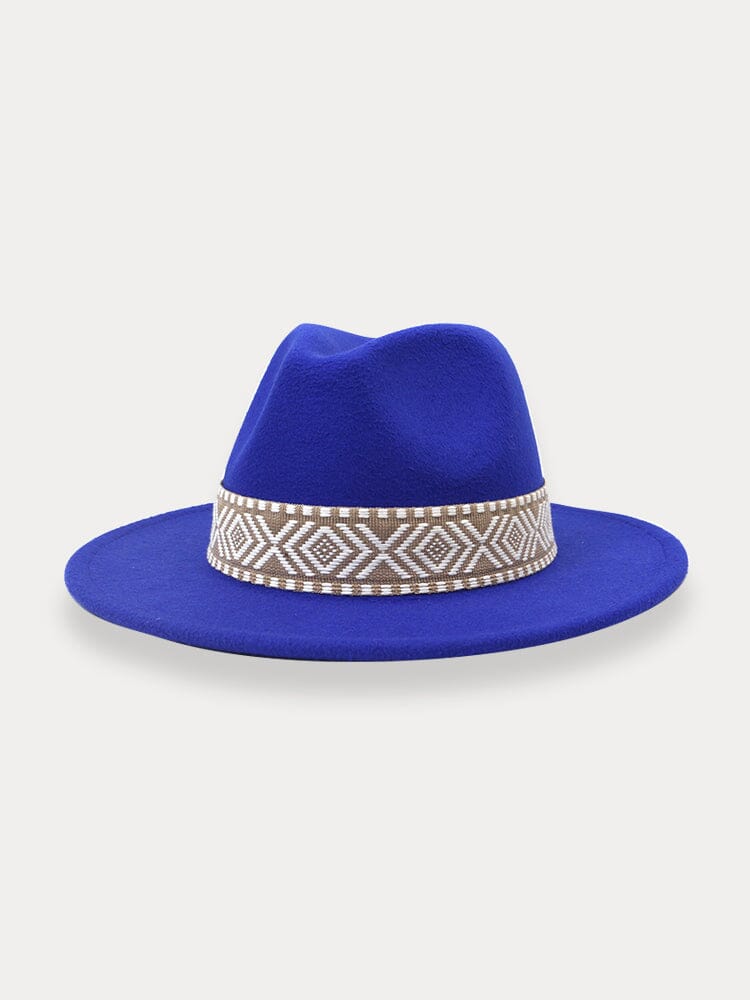 Fedora Hat with Removable Band Hat coofandy Blue F(56-58) 