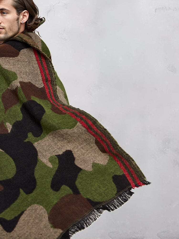 Shop the Stylish Camo Shawl Scarf – COOFANDY