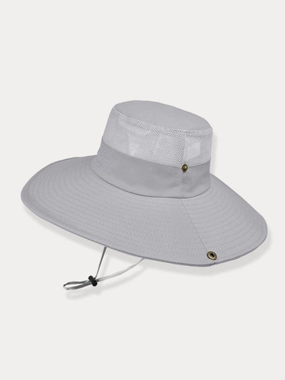 Wide Brim UV Protection Outdoor Hat Hat coofandy Grey F(55-60) 