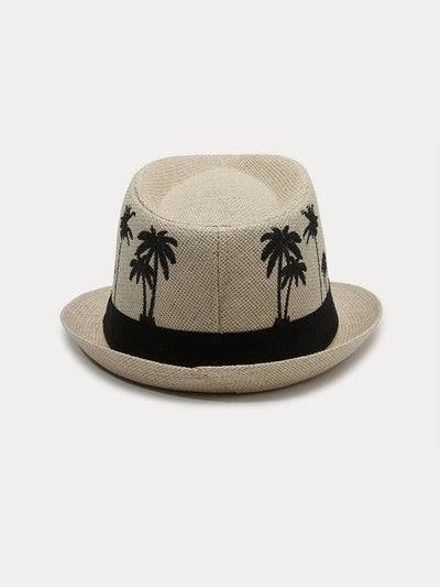 Summer Breezy Woven Fedora Hat Hat coofandy 