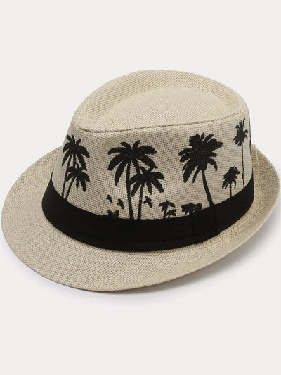 Summer Breezy Woven Fedora Hat Hat coofandy 